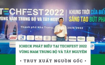 iCheck tự hào được mời phát biểu tại Techfest 2022 khu vực Nam Trung Bộ và Tây Nguyên